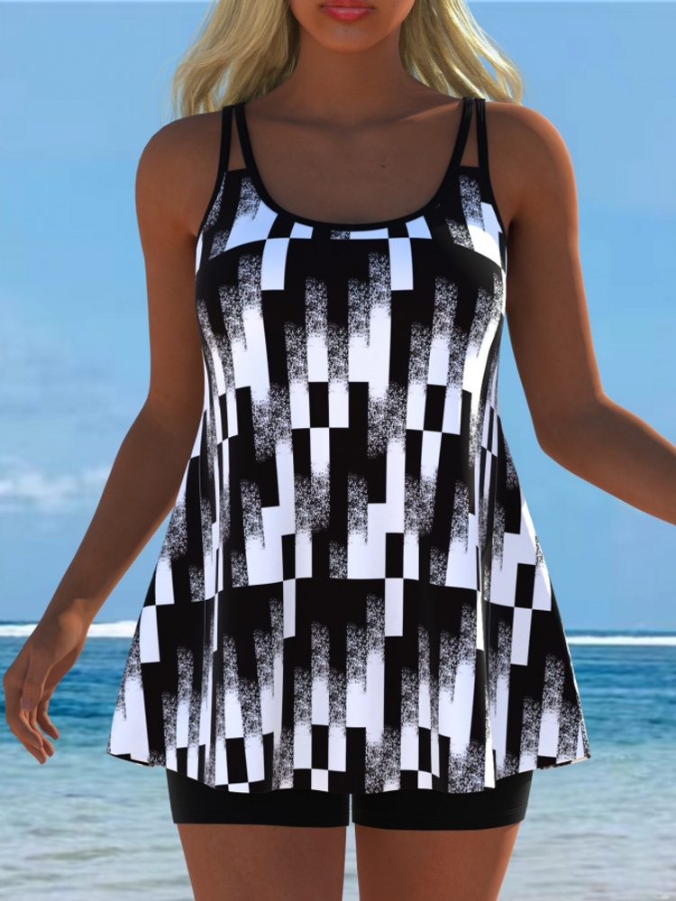 Swimwear - Pakaian Renang Tankini Baru Set Tankini
