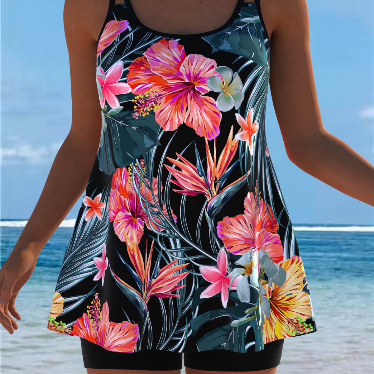 Pakaian Renang Tankini Baru Se - Swimwear ulasan dan harga