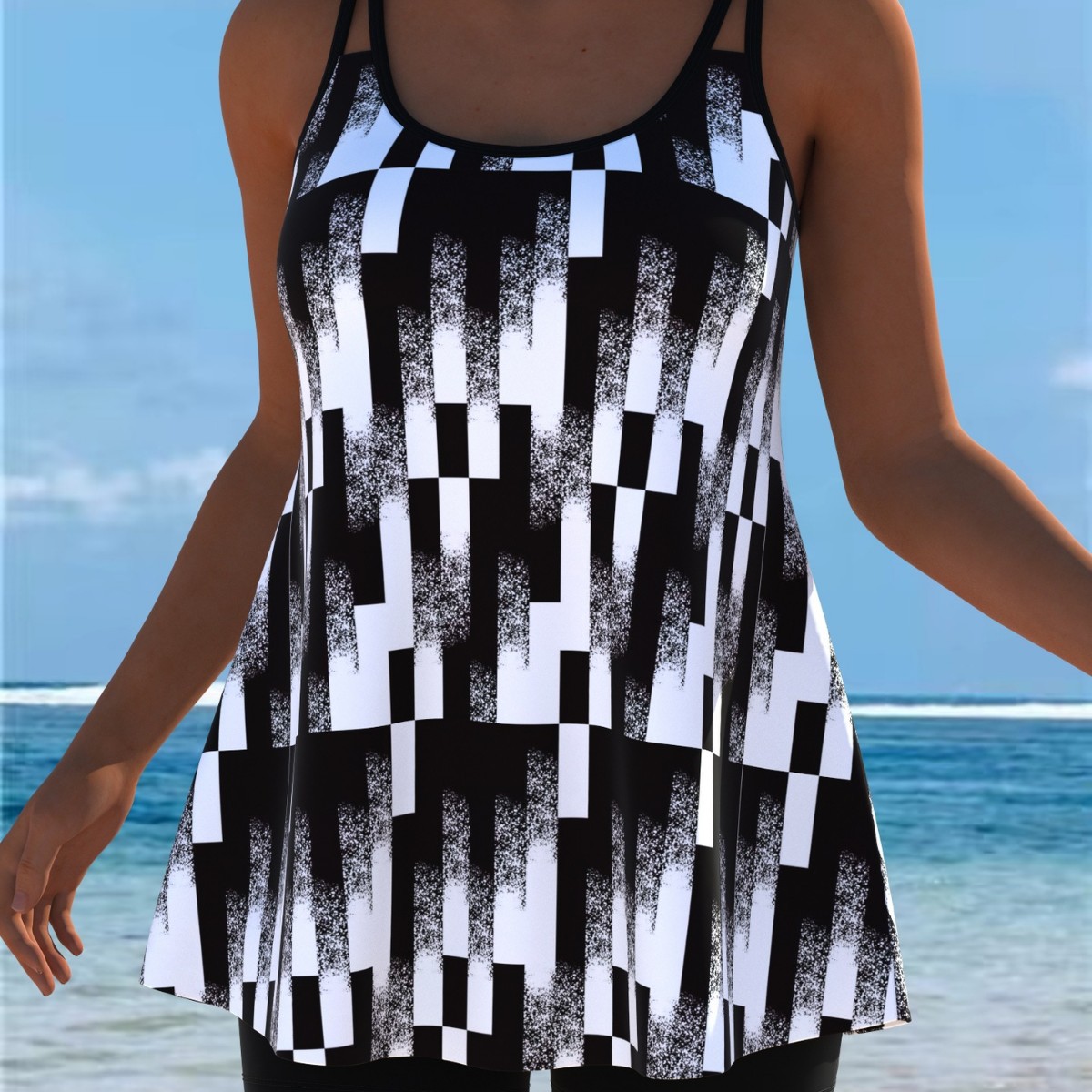 Pakaian Renang Tankini Baru Se - Swimwear ulasan dan harga