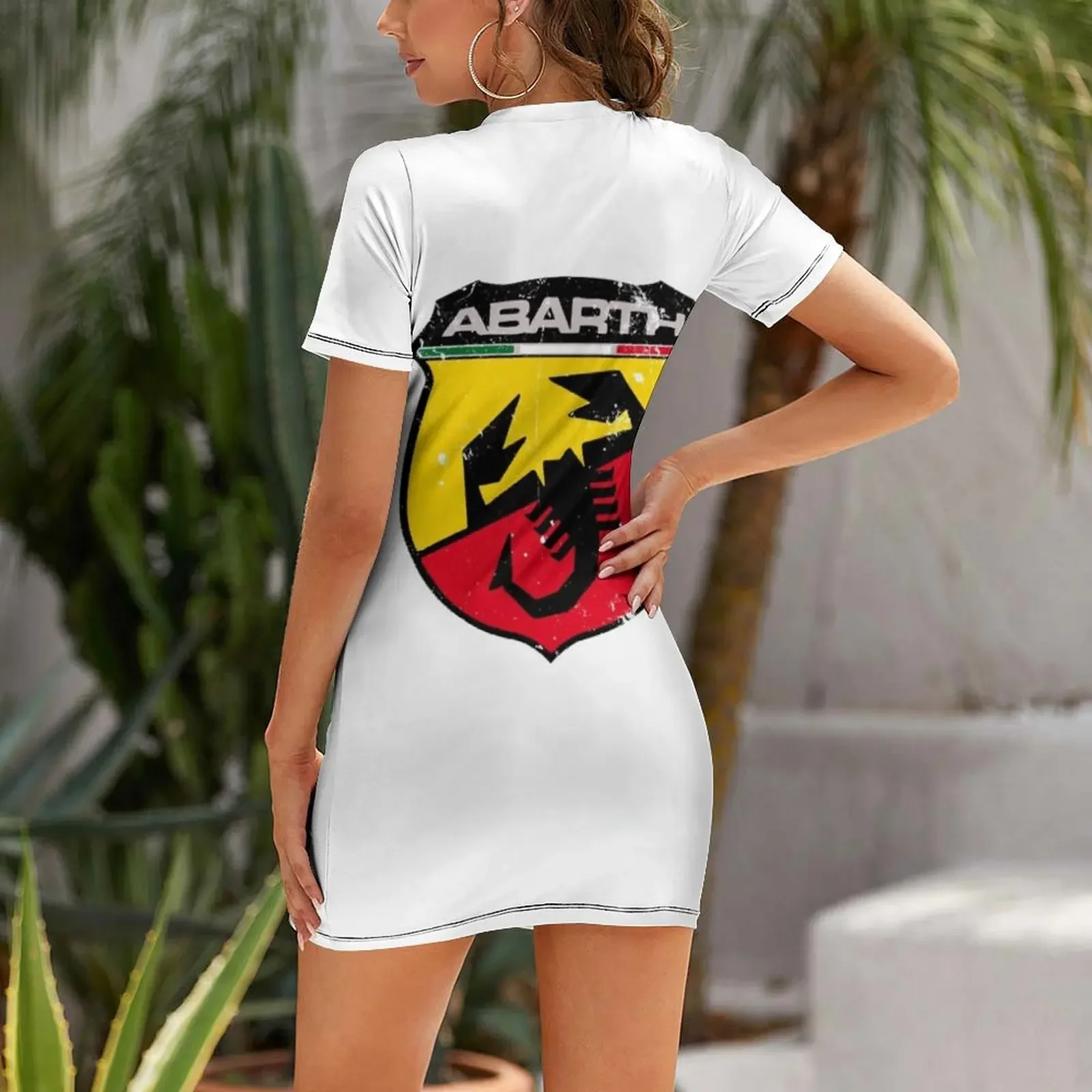 Abarthlogo Classic T-Shirt Gau - Korean Style A Line Shirt Dress ulasan dan harga