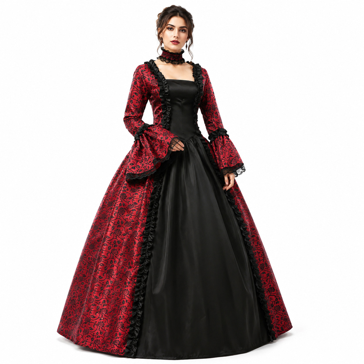 Gaun bergaya Gotik Abad Perten - Dresses ulasan dan harga